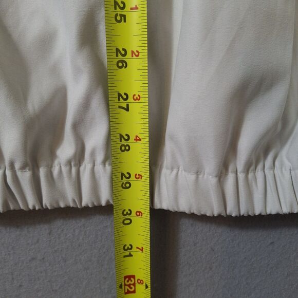 Alan Flusser Golf Jacket Mens XL White Full Zip Long Sleeve Pockets Course Club - Picture 7 of 9